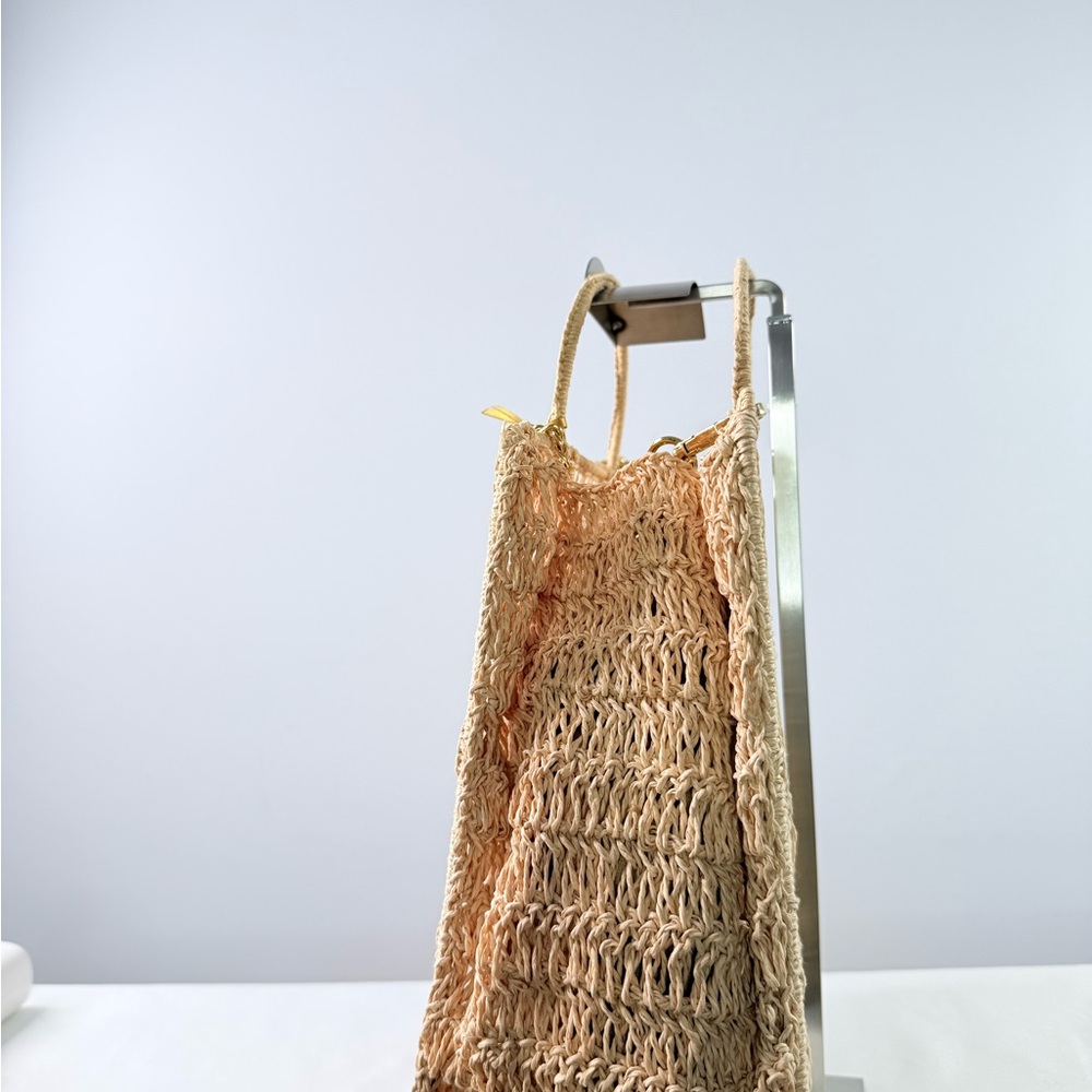 House of Harlow 1960 Beige Woven Crossbody Bag - Picture 4 of 9